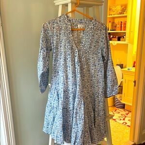 NWOT- Lake- Eloise Tiered dress in Delft floral print